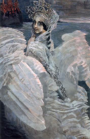 Mikhail Vrubel Swan princess. France oil painting art